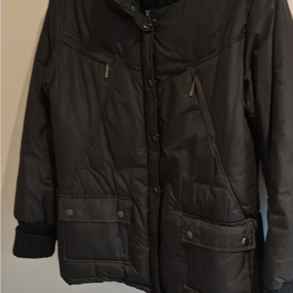 Stylish Black Women's Trench Coat
